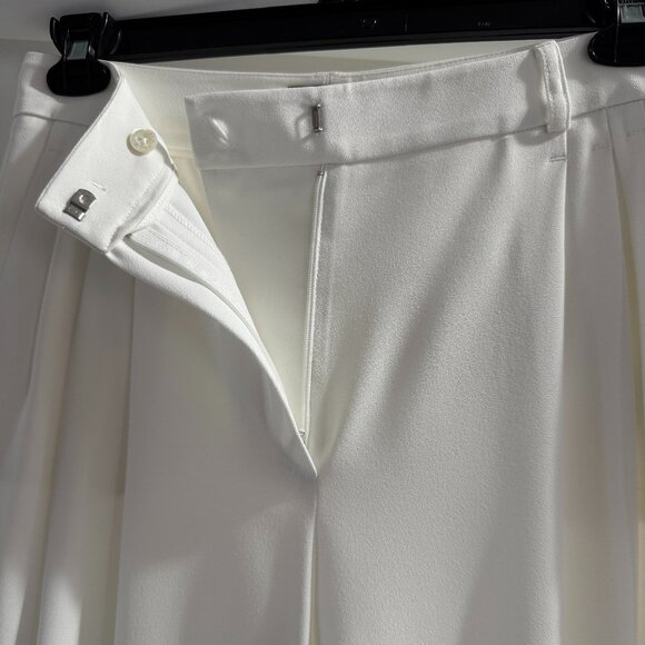 Paul & Joe Paris Chic White Tailored Dress Pants, Size US 10 - Picture 3 of 9